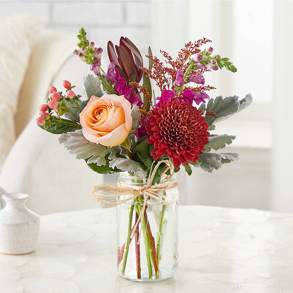 Moody Hues Bouquet –  Reema Floral, Nolensville TN