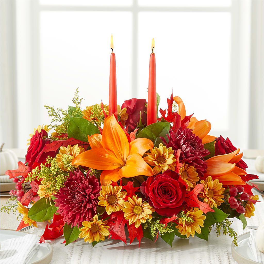 Autumn's Embrace Centerpiece –  Reema Floral, Nolensville TN