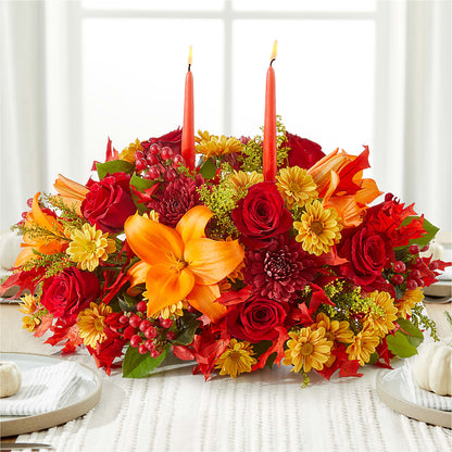 Autumn's Embrace Centerpiece –  Reema Floral, Nolensville TN