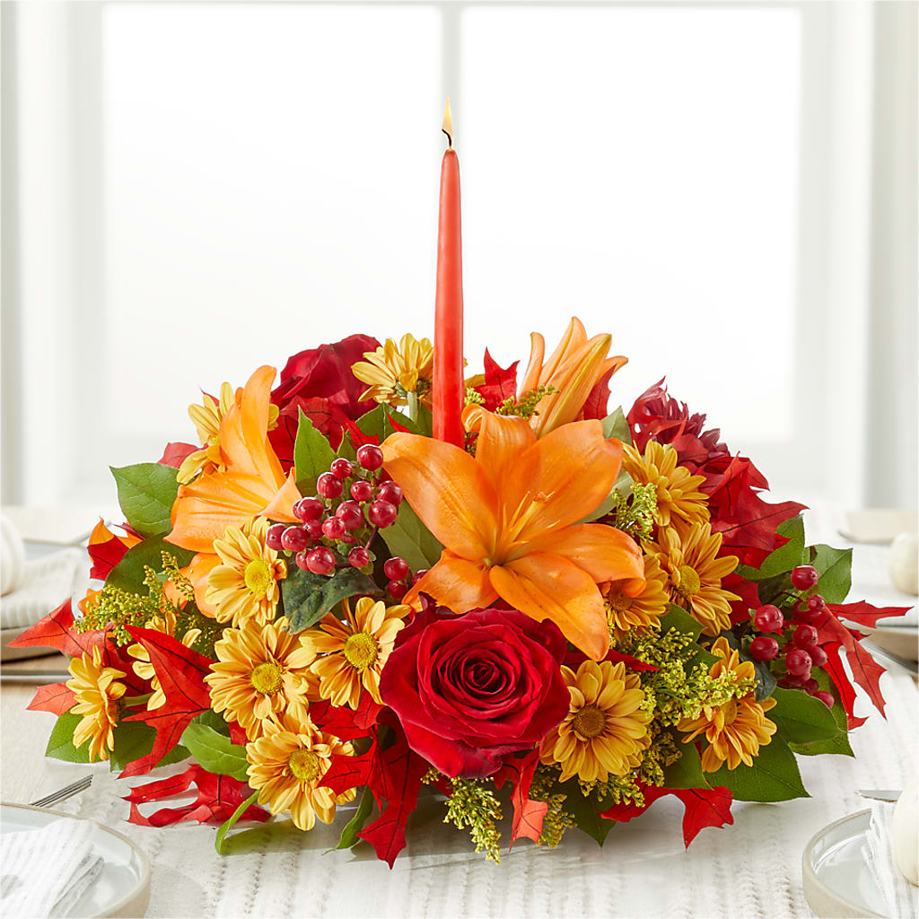 Autumn's Embrace Centerpiece –  Reema Floral, Nolensville TN