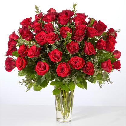 Forever Yours Fifty Stem Red Rose Bouquet –  Reema Floral, Nolensville TN