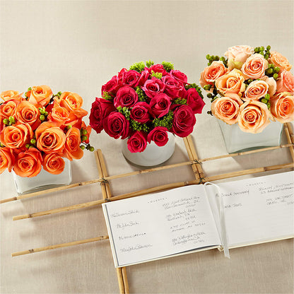 Dawn Rose Centerpiece –  Reema Floral, Nolensville TN