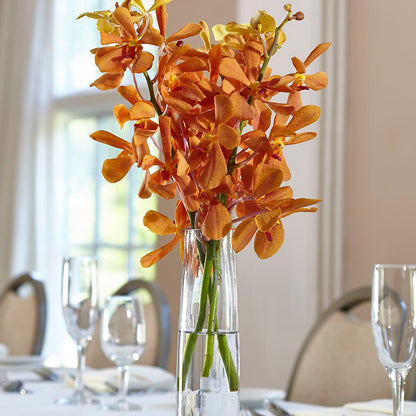 Orange Mokara Bud Vase –  Reema Floral, Nolensville TN